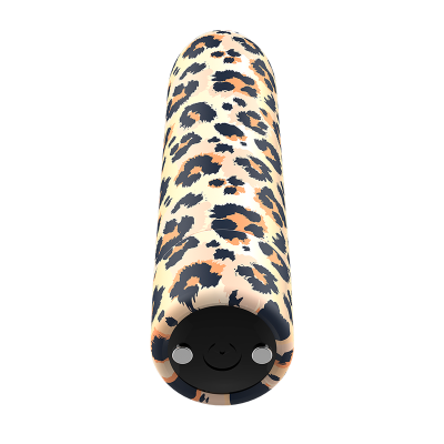 BALAS PERSONALIZADAS BALAS RECARREGÁVEIS LEOPARDO 10 INTENSIDADES - D-225613 - Dona Pimenta