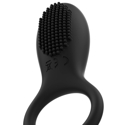 COQUETTE CHIC DESIRE -  COCK RING CONTROLE REMOTO RECARREGÁVEL PRETO/ OURO - D-225738 - Dona Pimenta