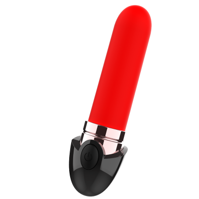 COQUETTE CHIC DESIRE - BATOM RECARREGÁVEL VIBRADOR PRETO/ OURO - D-225780 - Dona Pimenta