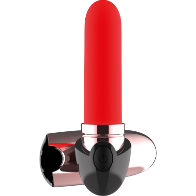 COQUETTE CHIC DESIRE - BATOM RECARREGÁVEL VIBRADOR PRETO/ OURO - D-225780 - Dona Pimenta