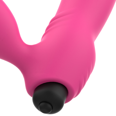 OHMAMA BIX DOUBLE STIMULATION VIBRATOR XMAS EDITION PINK - D-226679 - Dona Pimenta