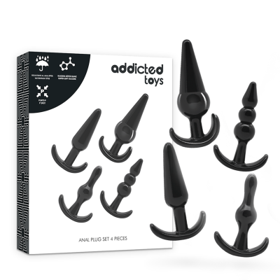 TOYS TOYS SET 4 ANAL PLUGS - D-226995 - Dona Pimenta