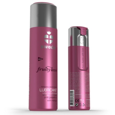 LUBRIFICANTE SUECO FRUITY LOVE ROSA TORANJA COM MANGA 100 ML - D-210382 - Dona Pimenta