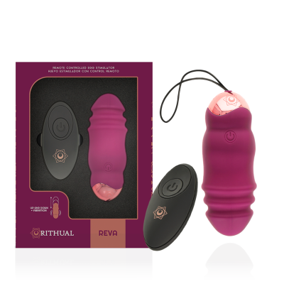 RITHUAL- REVA EGG SISTEMA DE CONTROLE REMOTO PARA CIMA E PARA BAIXO + VIBRAÇÃO - D-227080 - Dona Pimenta