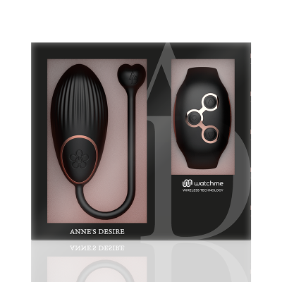 ANNE´S DESIRE - EGG TECNOLOGIA DE CONTROLE REMOTO WATCHME PRETO/OURO - D-227089 - Dona Pimenta