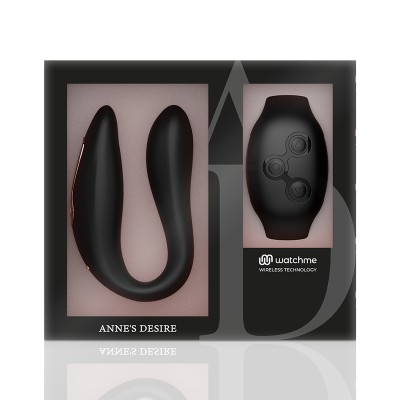 ANNE´S DESIRE - DUAL PLEASURE TECNOLOG UM WATCHME PRETO - D-227090 - Dona Pimenta