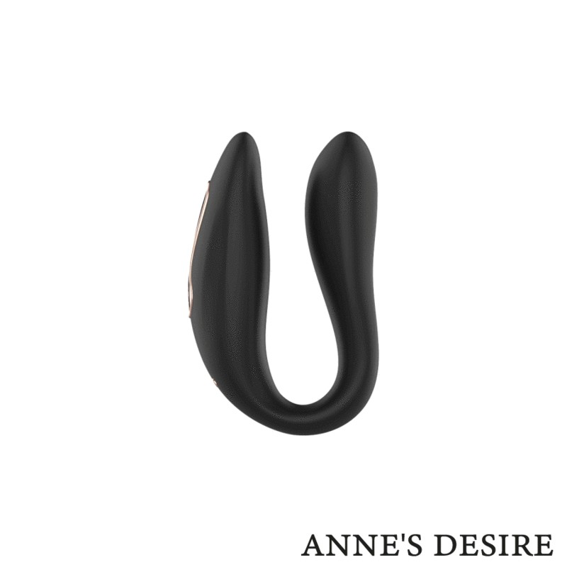 ANNE´S DESIRE - DUAL PLEASURE TECNOLOG A WATCHME PRETO/OURO - D-227091 - Dona Pimenta