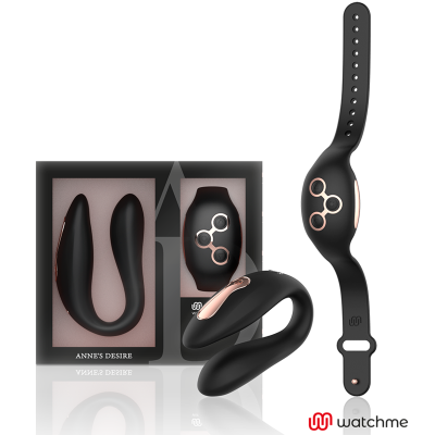 ANNE´S DESIRE - DUAL PLEASURE TECNOLOG A WATCHME PRETO/OURO - D-227091 - Dona Pimenta