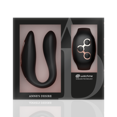 ANNE´S DESIRE - DUAL PLEASURE TECNOLOG A WATCHME PRETO/OURO - D-227091 - Dona Pimenta