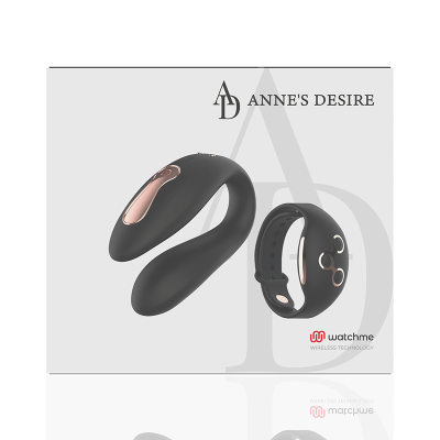 ANNE´S DESIRE - DUAL PLEASURE TECNOLOG A WATCHME PRETO/OURO - D-227091 - Dona Pimenta