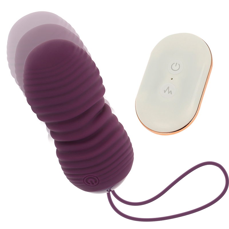 OHMAMA REMOTE CONTROL UP AND DOWN FUNCTION EGG 7 MODES - PURPLE - D-227199 - Dona Pimenta