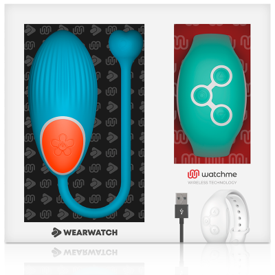 WEARWATCH&trade; - TECNOLOGIA WATCHME CONTROLE REMOTO OVO AZUL / AQUAMARINE - D-227553 - Dona Pimenta