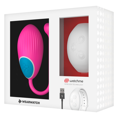 WEARWATCH&trade; - TECNOLOGIA WATCHME CONTROLE REMOTO OVO FÚCSIA / NIVEO - D-227554 - Dona Pimenta