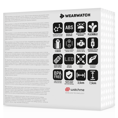 WEARWATCH&trade; - TECNOLOGIA WATCHME CONTROLE REMOTO OVO FÚCSIA / NIVEO - D-227554 - Dona Pimenta