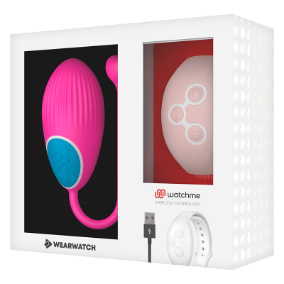 WEARWATCH&trade; - TECNOLOGIA WATCHME CONTROLE REMOTO OVO FÚCSIA / ROSA - D-227556 - Dona Pimenta