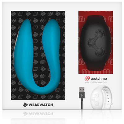 WEARWATCH&trade; - VIBRADOR DE TECNOLOGIA DUAL WATCHME INDIGO / JET - D-227563 - Dona Pimenta