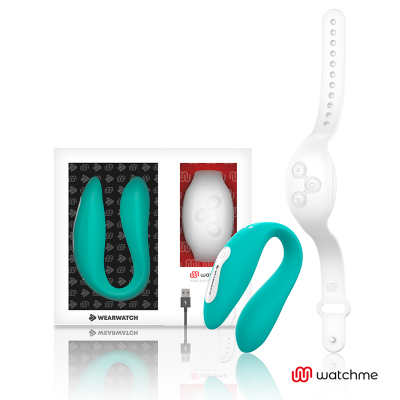 WEARWATCH&trade; - VIBRADOR WATCHME DE TECNOLOGIA DUPLA ÁGUA DO MAR / NEVE - D-227566 - Dona Pimenta