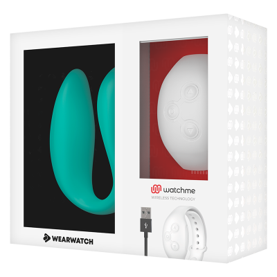 WEARWATCH&trade; - VIBRADOR WATCHME DE TECNOLOGIA DUPLA ÁGUA DO MAR / NEVE - D-227566 - Dona Pimenta