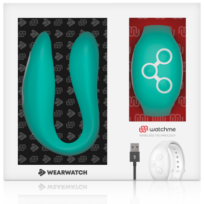 WEARWATCH&trade; - VIBRADOR DUAL TECHNOLOGY WATCHME VERDE CLARO - D-227569 - Dona Pimenta