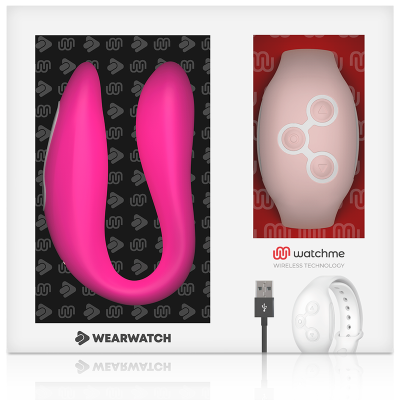 WEARWATCH&trade; - VIBRADOR WATCHME DUAL TECHNOLOGY FÚCSIA / ROSA - D-227591 - Dona Pimenta