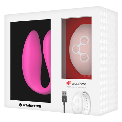 WEARWATCH&trade; - VIBRADOR WATCHME DUAL TECHNOLOGY FÚCSIA / ROSA - D-227591 - Dona Pimenta