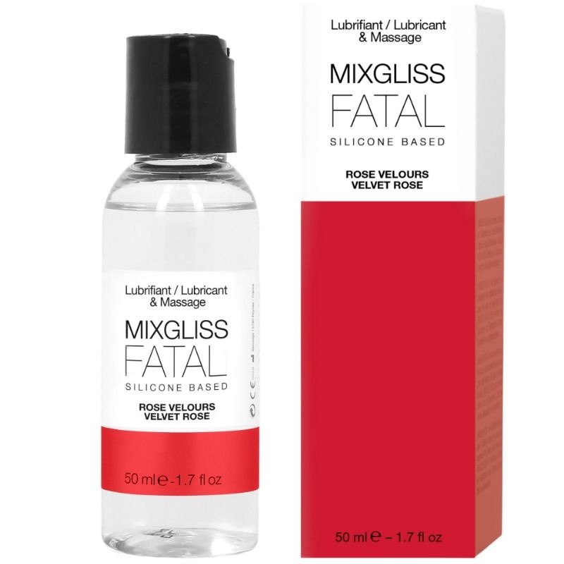 MIXGLISS FATAL SILICONE LUBRIFICANTE VELVET ROSE 50 ML - D-216610 - Dona Pimenta