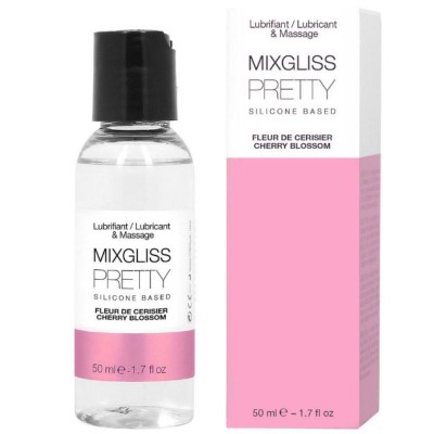 MIXGLIS PRETTY SILICONE LUBRIFICANTE FLOR DE CEREJEIRA 50 ML - D-216852 - Dona Pimenta