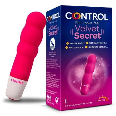 MINI ESTIMULADOR SECRETO DE CONTROLE DE VELUDO - D-227985 - Dona Pimenta