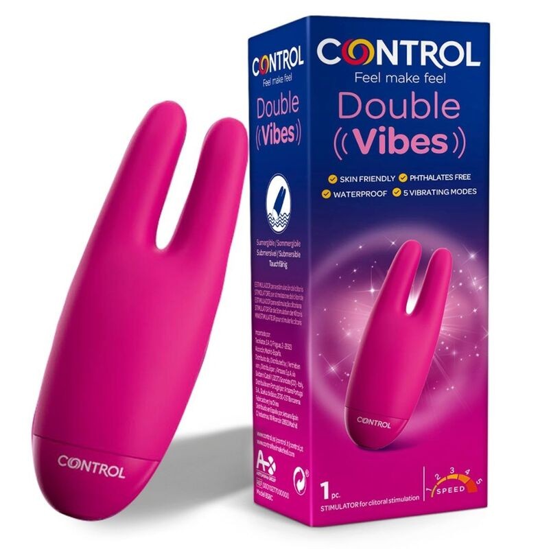 CONTROLE VIBES DUPLAS PARA A ESTIMULAÇÃO CLITORAL - D-228297 - Dona Pimenta