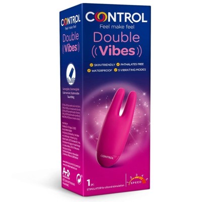 CONTROLE VIBES DUPLAS PARA A ESTIMULAÇÃO CLITORAL - D-228297 - Dona Pimenta