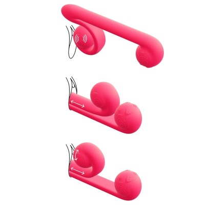 SNAIL VIBE MULTIACTION VIBRATOR PINK - D-228353 - Dona Pimenta