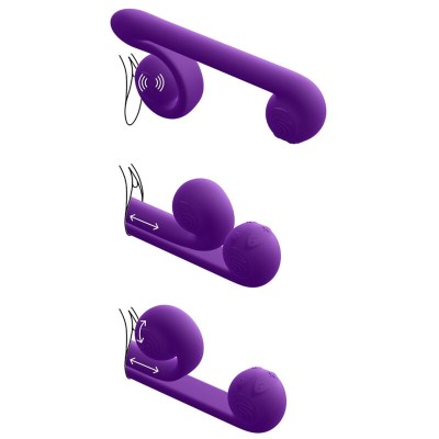 SNAIL VIBE MULTIACTION VIBRATOR PURPLE - D-228354 - Dona Pimenta