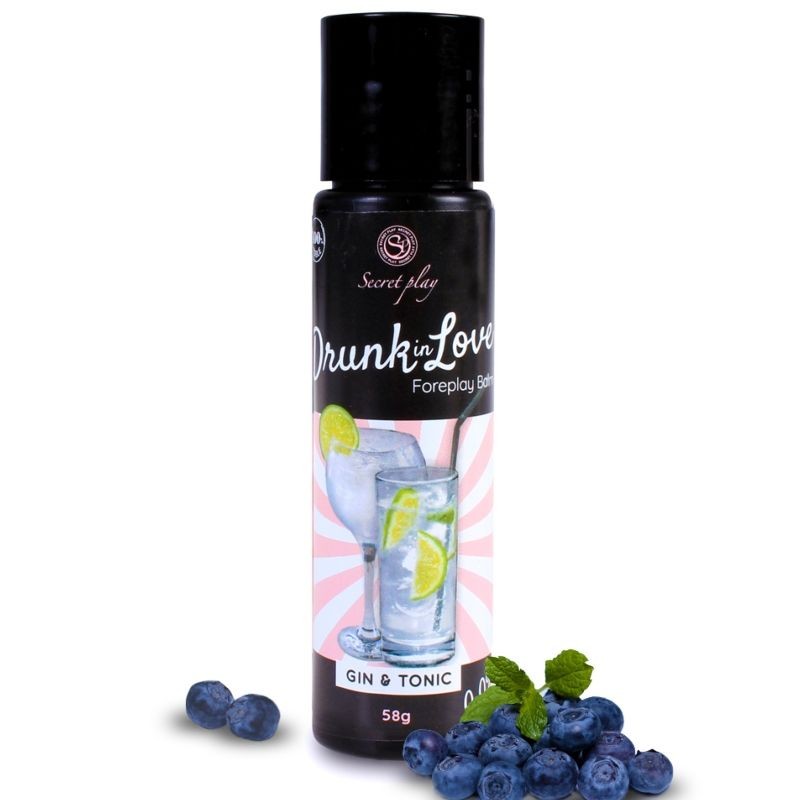 SECRETPLAY BÊBADO NO AMOR LUBRIFICANTE GIN&TONIC 60 ML - D-222096 - Dona Pimenta