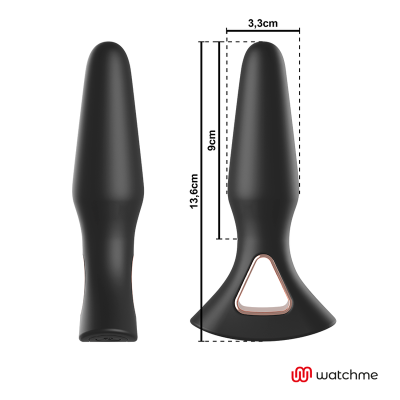 ANBIGUO - WATCHME CONTROLE REMOTO VIBRADOR ANAL PLUG ALEXANDRU - D-228360 - Dona Pimenta