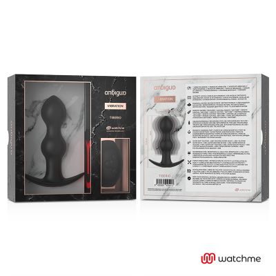 ANBIGUO - PLUGUE DE CONTROLE REMOTO WATCHME VIBRADOR ANAL TIBÉRIO - D-228361 - Dona Pimenta