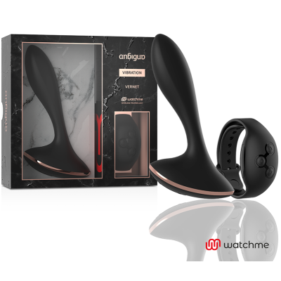 ANBIGUO - WATCHME CONTROLE REMOTO VIBRADOR ANAL PLUG VERNET - D-228363 - Dona Pimenta