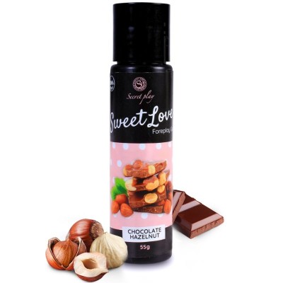 GEL SECRETPLAY DOCE AMOR CHOCOLATE COM AVELÃ 60 ML - D-222240 - Dona Pimenta