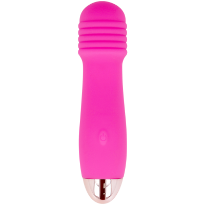 DOLCE VITA - VIBRADOR RECARREGÁVEL DE TRÊS VELOCIDADES PINK 7 - D-228455 - Dona Pimenta