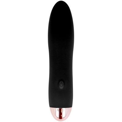 DOLCE VITA - VIBRADOR RECARREGÁVEL QUATRO PRETO 7 VELOCIDADES - D-228456 - Dona Pimenta