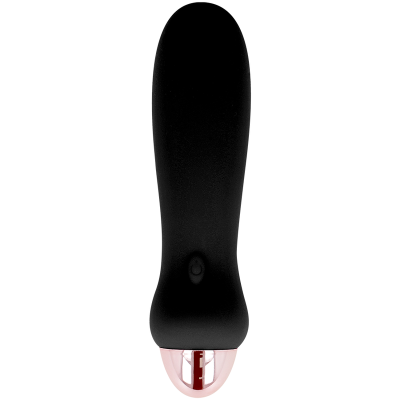 DOLCE VITA - VIBRADOR RECARREGÁVEL CINCO PRETO 7 VELOCIDADES - D-228458 - Dona Pimenta