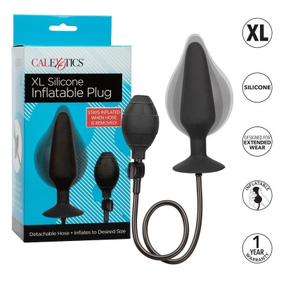 PLUGUE INFLÁVEL DE SILICONE CALEX XL - D-228508 - Dona Pimenta