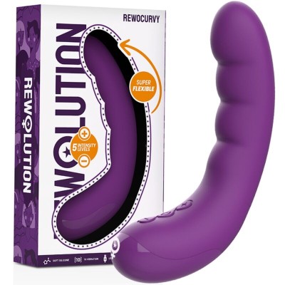 REWOLUTION REWOCURVY RECHARGEABLE FLEXIBLE VIBRATOR - D-228556 - Dona Pimenta