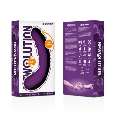 REWOLUTION REWOCURVY RECHARGEABLE FLEXIBLE VIBRATOR - D-228556 - Dona Pimenta