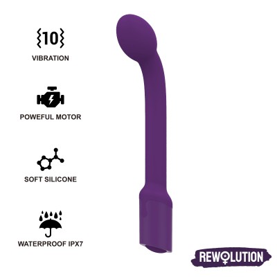 REWOLUTION REWOFLEX FLEXÍVEL VIBRADOR ESTIMULADOR DO PONTO G - D-228557 - Dona Pimenta