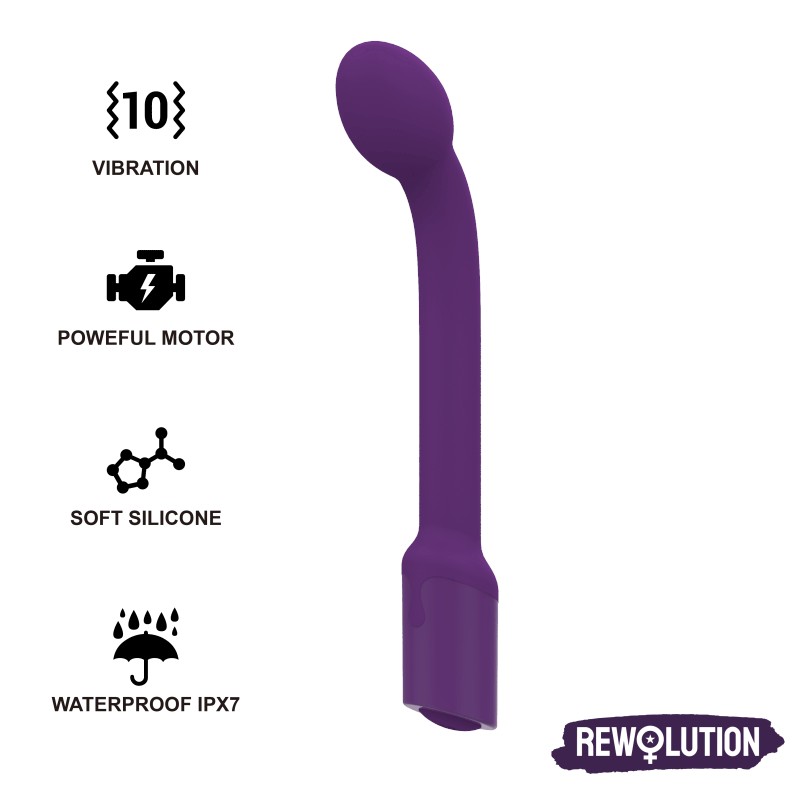 REWOLUTION REWOFLEX FLEXÍVEL VIBRADOR ESTIMULADOR DO PONTO G - D-228557 - Dona Pimenta