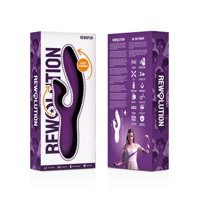 VIBRADOR FLEXÍVEL REWOLUTION REWOFUN COM COELHO - D-228559 - Dona Pimenta