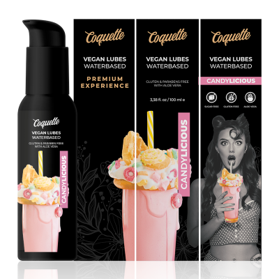 COQUETTE CHIC DESIRE&trade; - LUBRIFICANTE VEGANO CANDYLICIOSO PREMIUM EXPERIENCE 100ML - D-227312 - Dona Pimenta