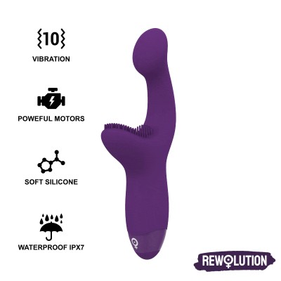 REWOLUTION REWOKISS VIBRATING A-SPOT ESTIMULATOR - D-228566 - Dona Pimenta