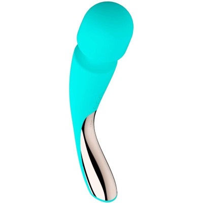 LELO SMART WAND 2 MASSAGER MÉDIO AZUL OCEANO - D-229085 - Dona Pimenta