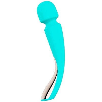 LELO SMART WAND 2 MASSAGER MÉDIO AZUL OCEANO - D-229085 - Dona Pimenta